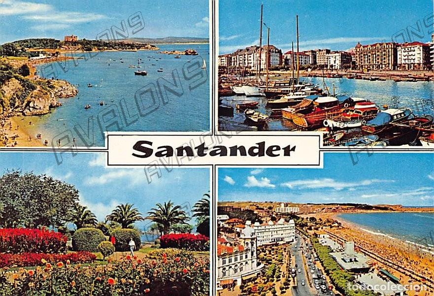 Postales: Varias Vistas de Santander - A&ntilde;os 60 - Sin Circular