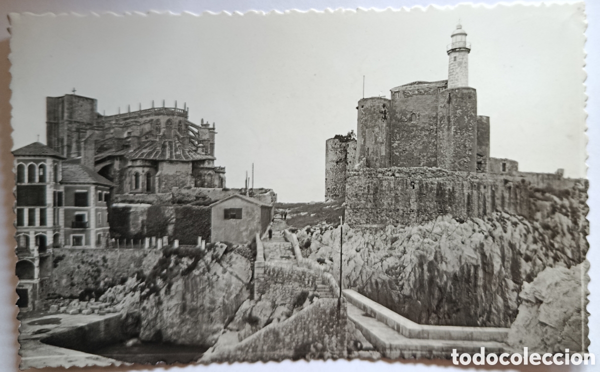 Postales: POSTAL SANTANDER CASTRO URDIALES - CONJUNTO MONUMENTAL -FOTOGRAFICA