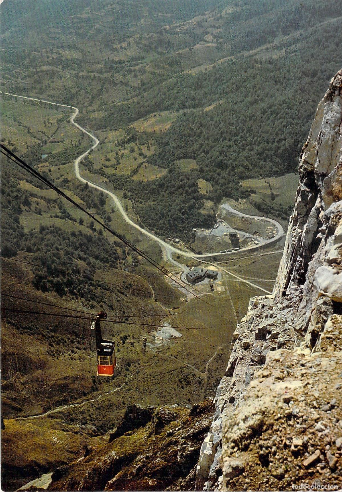 Postales: Postal de Picos de Europa Telef&eacute;rico de Fuente D&eacute;