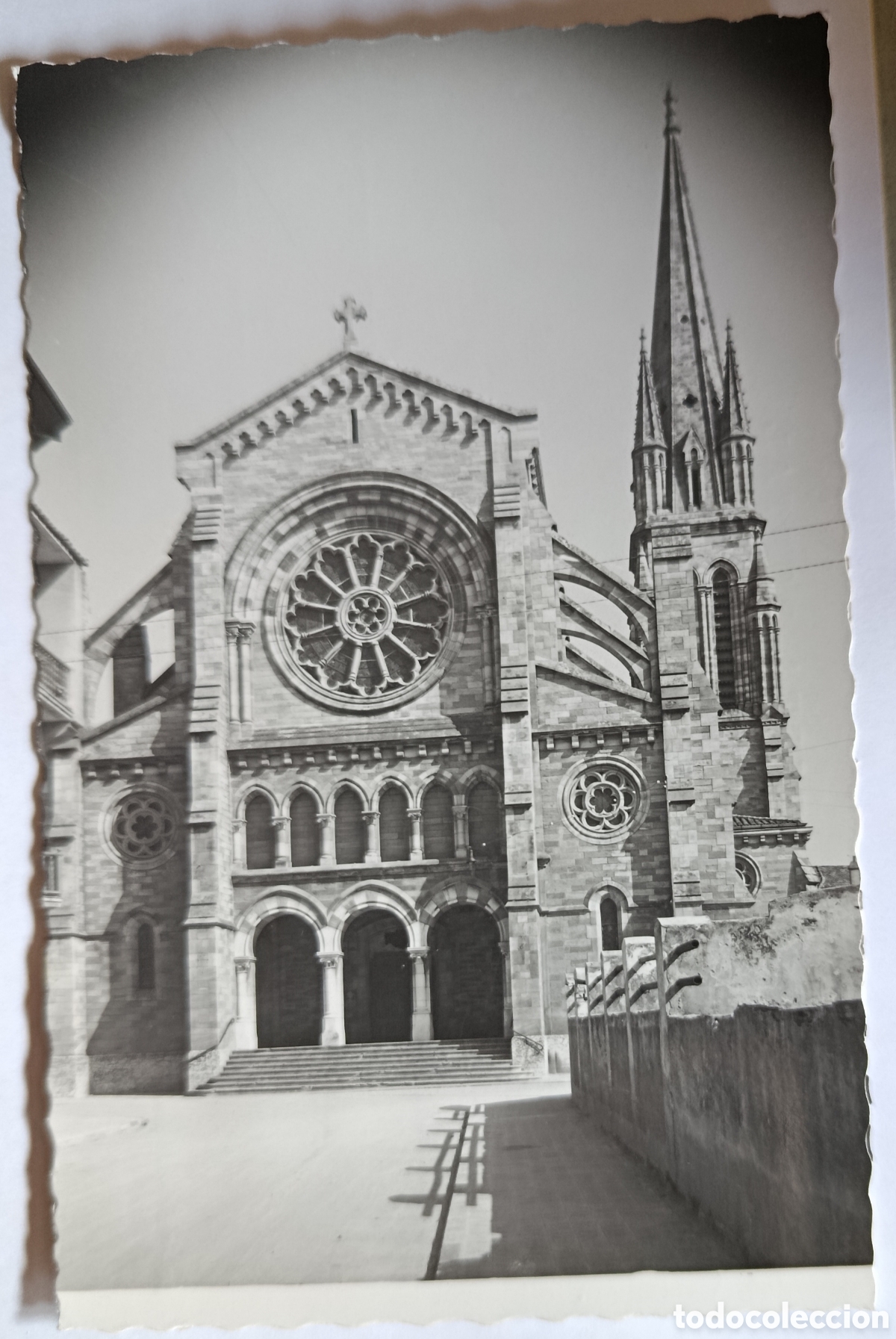 Postales: ANTIGUA POSTAL 10 TORRELAVEGA SANTANDER IGLESIA NTRA SRA DE LA ASUNCION FACHADA -POSTAL FOTOGRAFICA