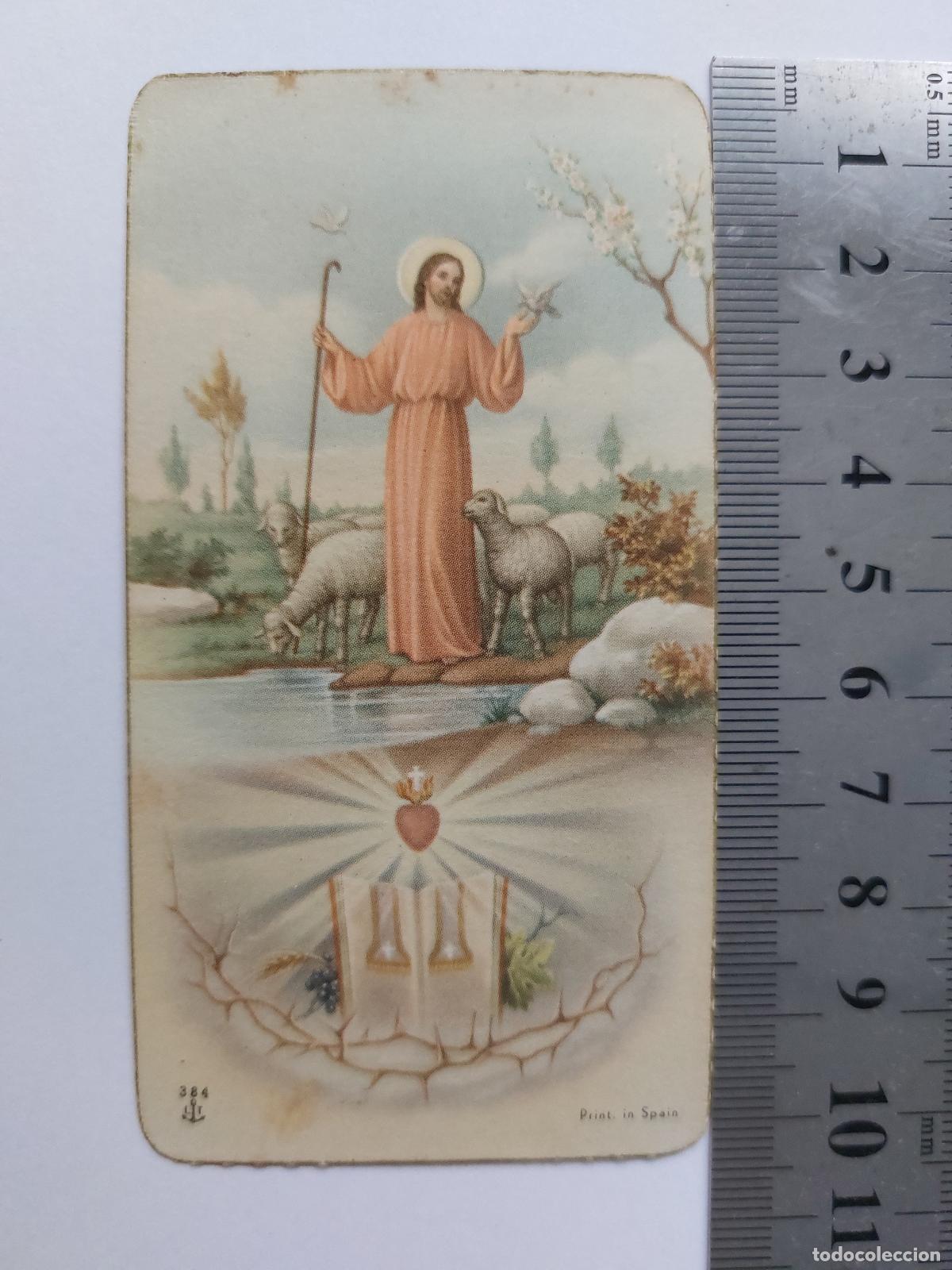 Postales: Estampa de Recuerdo de Primera Misa de Jes&uacute;s Carda Pitarch