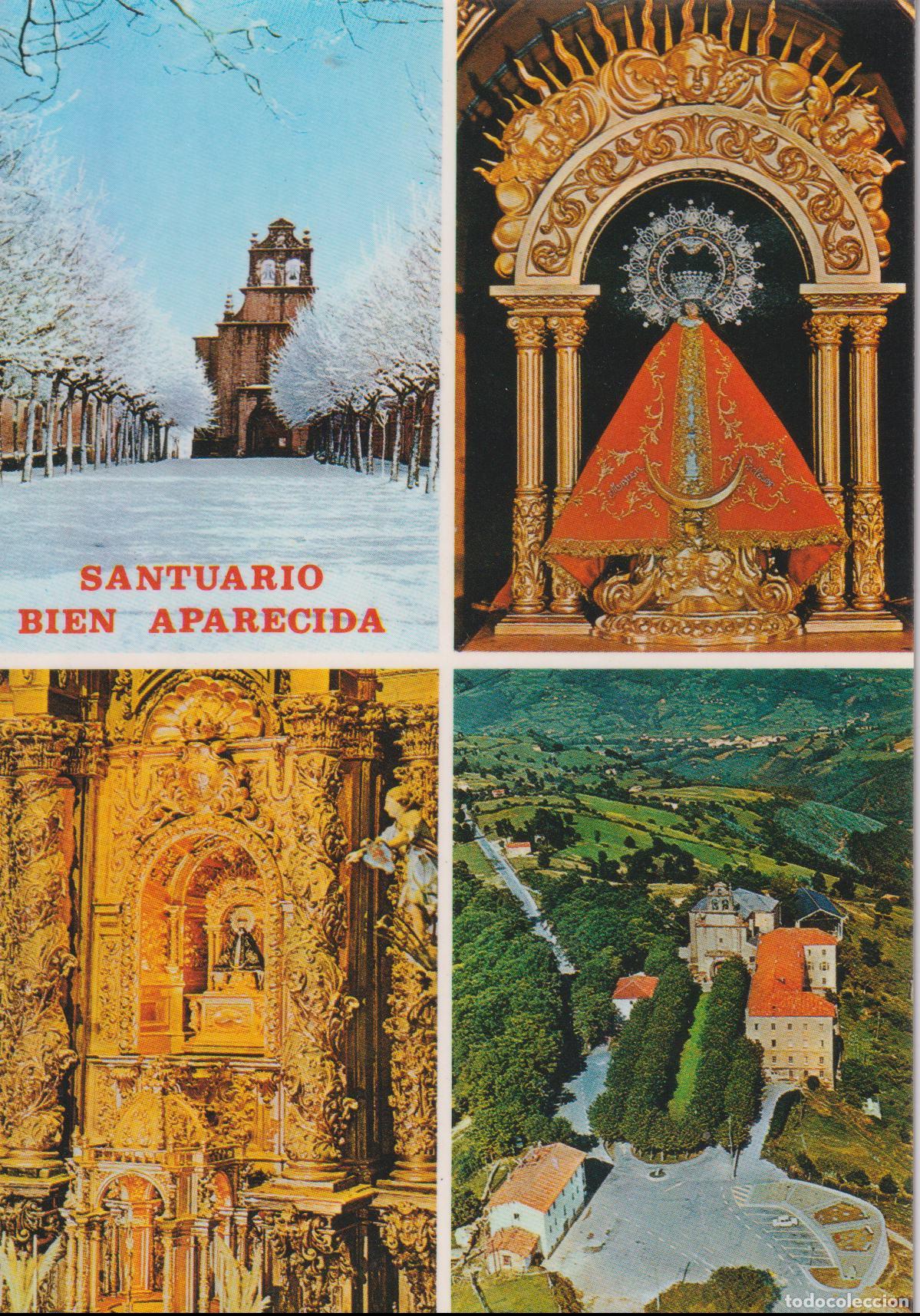 Postales: MARRON &ndash; AMPUERO (SANTANDER) SANTUARIO DE LA BIEN APARECIDA, PATRONA DE LA MONTA&Ntilde;A &ndash; ESCRITA