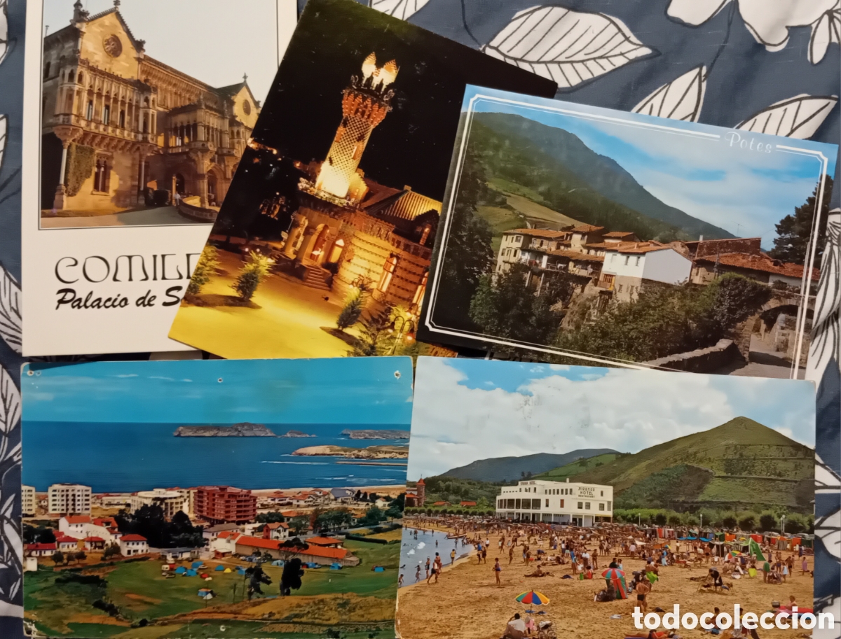 Postales: Lote de 14 postales de Cantabria en los 60.