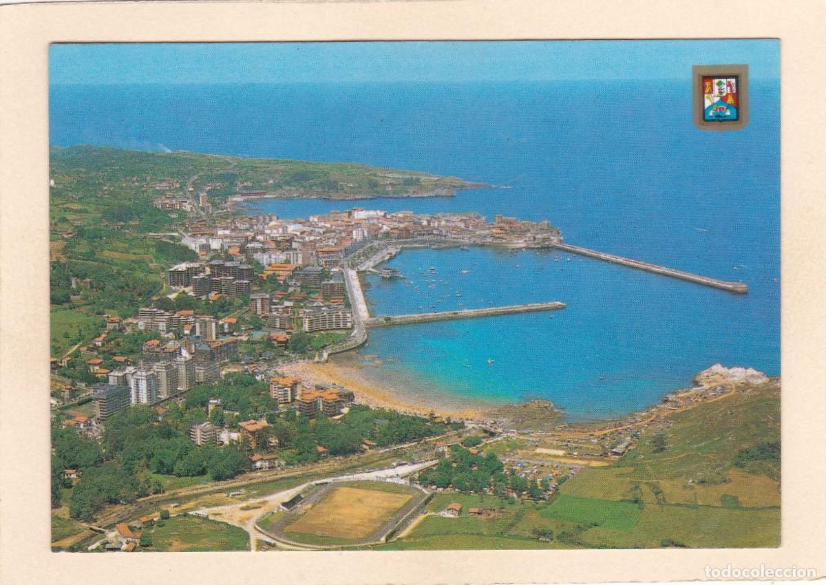 Postkarten: CASTRO URDIALES. VISTA AEREA (1984) - FRANQUEO