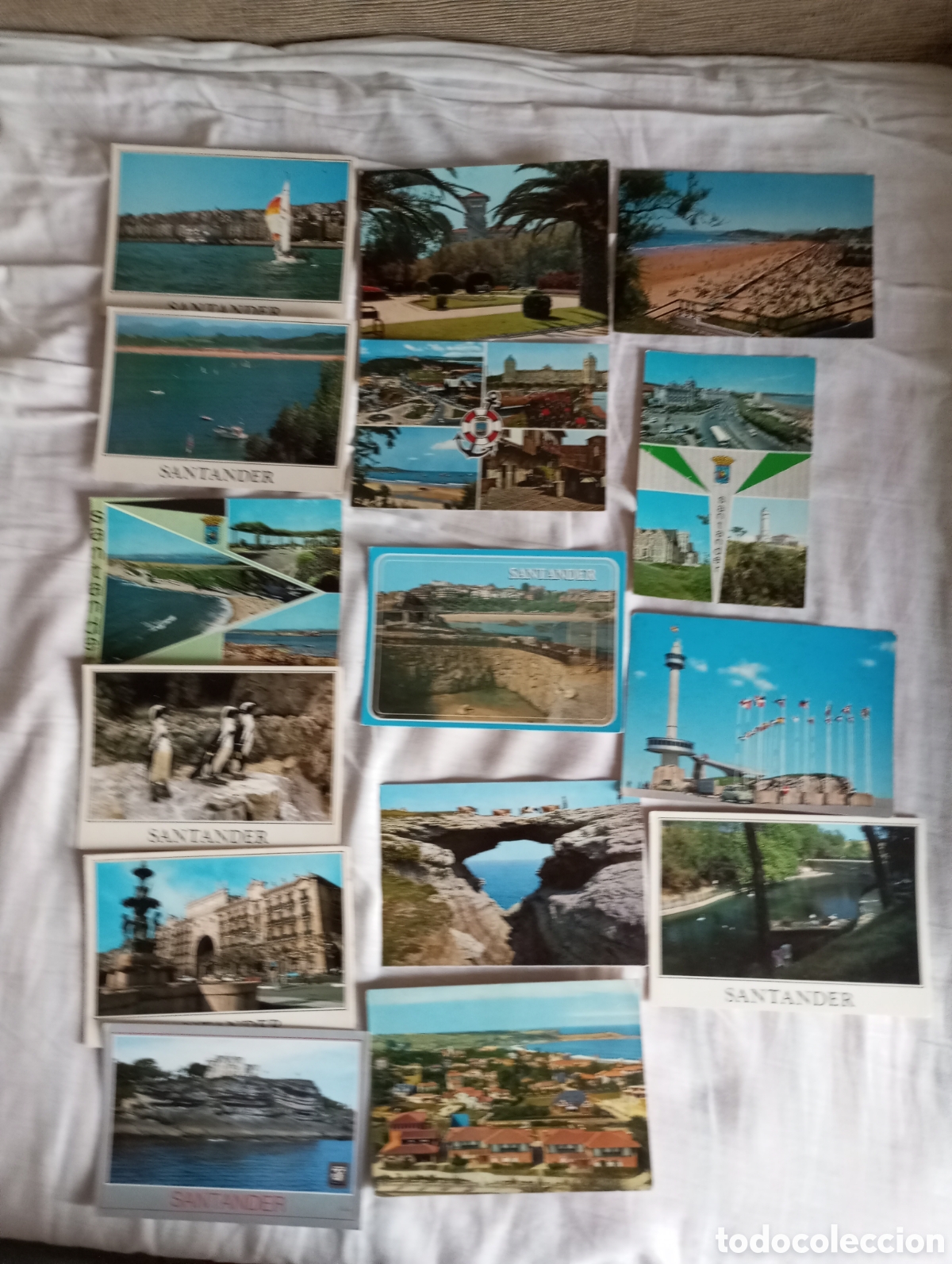 Postales: 15 postales de Santander,sin circular