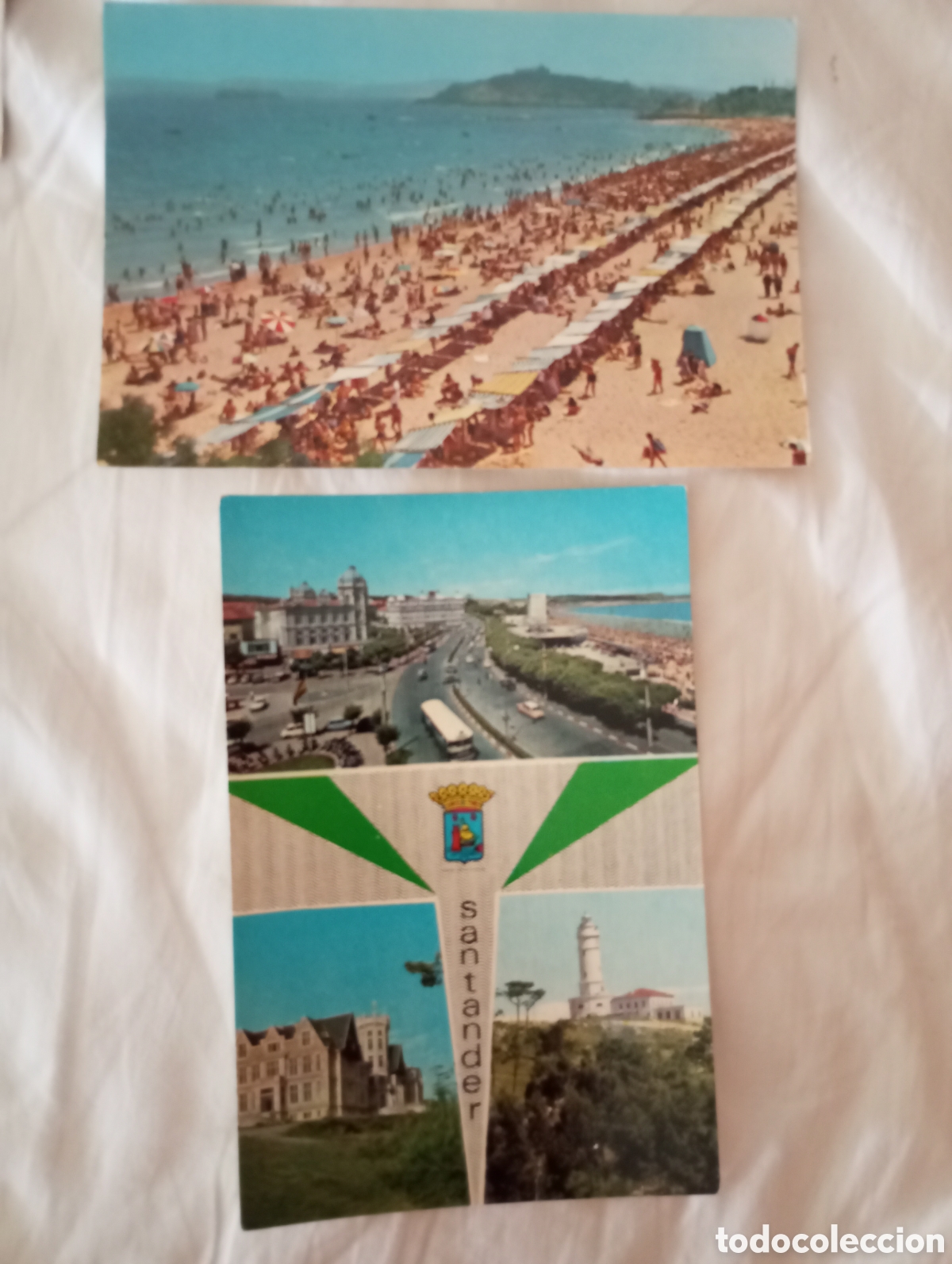 Postales: 2 postales de Santander sin circular
