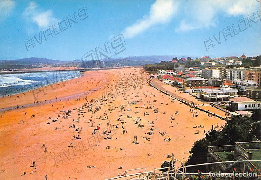 Postales: Vista parcial de la playa de Suances (Santander) - Sin circular - 1974