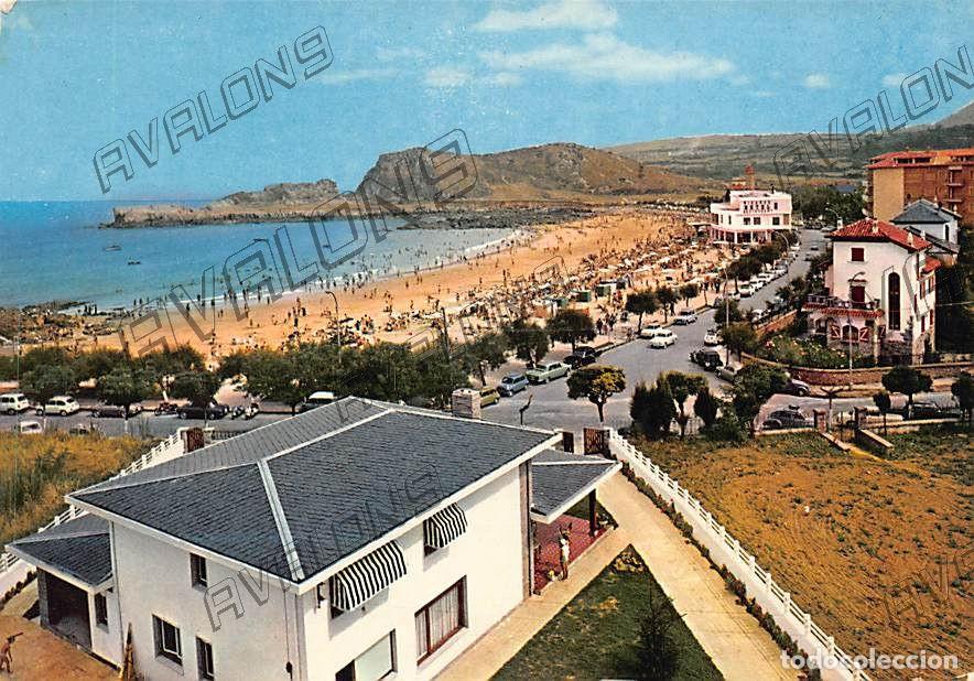Postales: La playa de Castro Urdiales (Cantabria) - Escrita - 1968