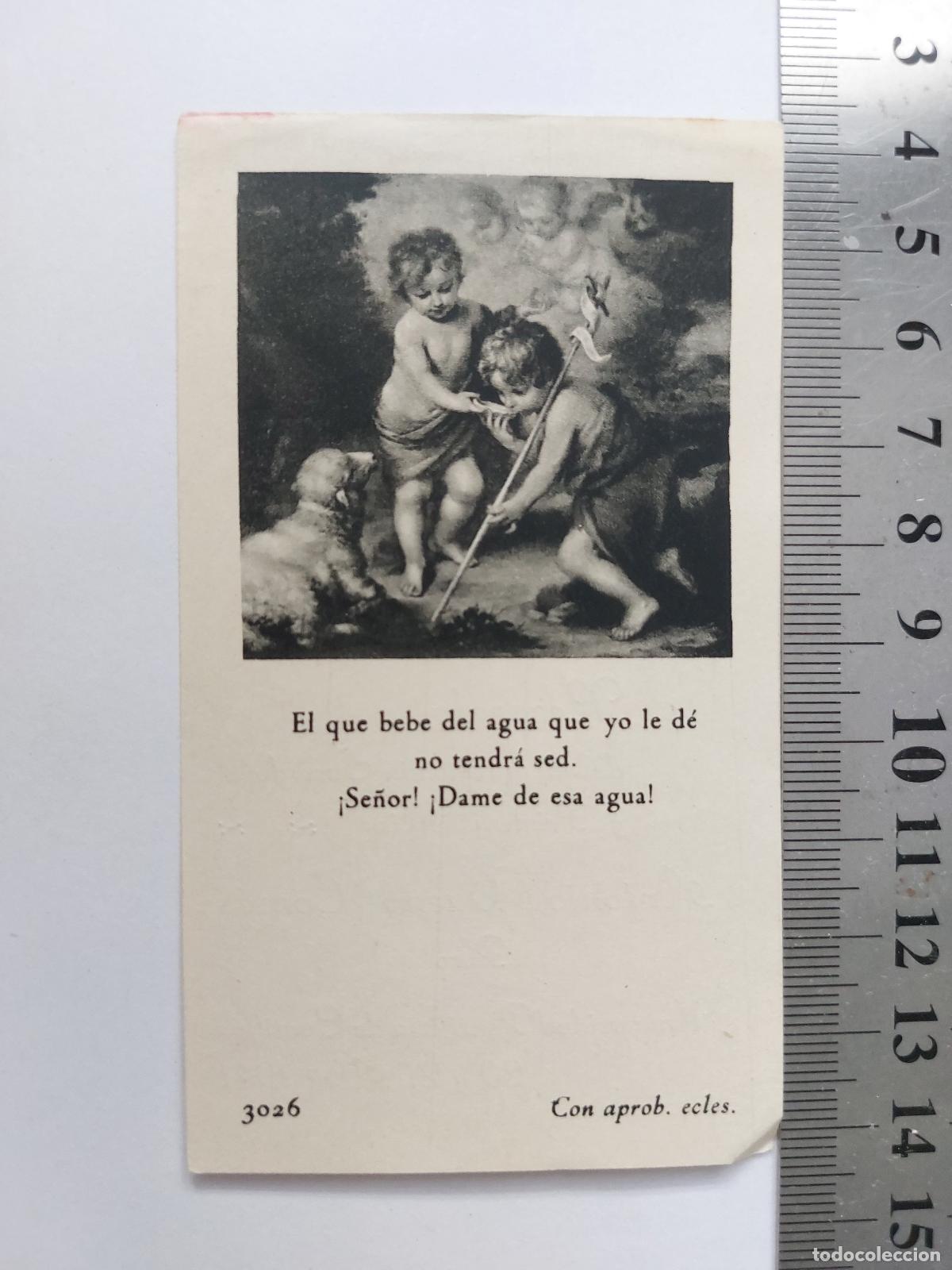 Postales: Estampa de recuerdo de primera misa de Antonio Bueno Tom&aacute;s en 1941
