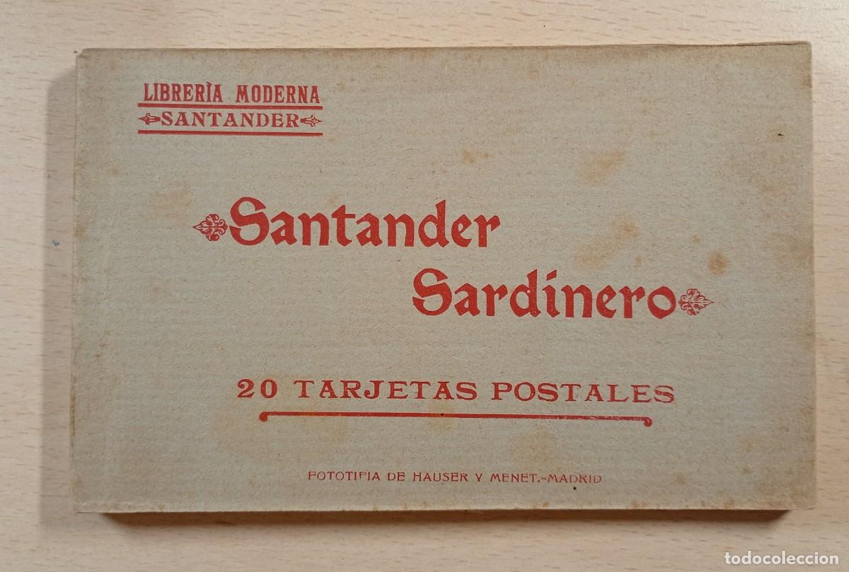 Postales: SANTANDER SARDINERO. BLOCK DE 20 POSTALES ANTIGUAS. LIBRERIA MODERNA.