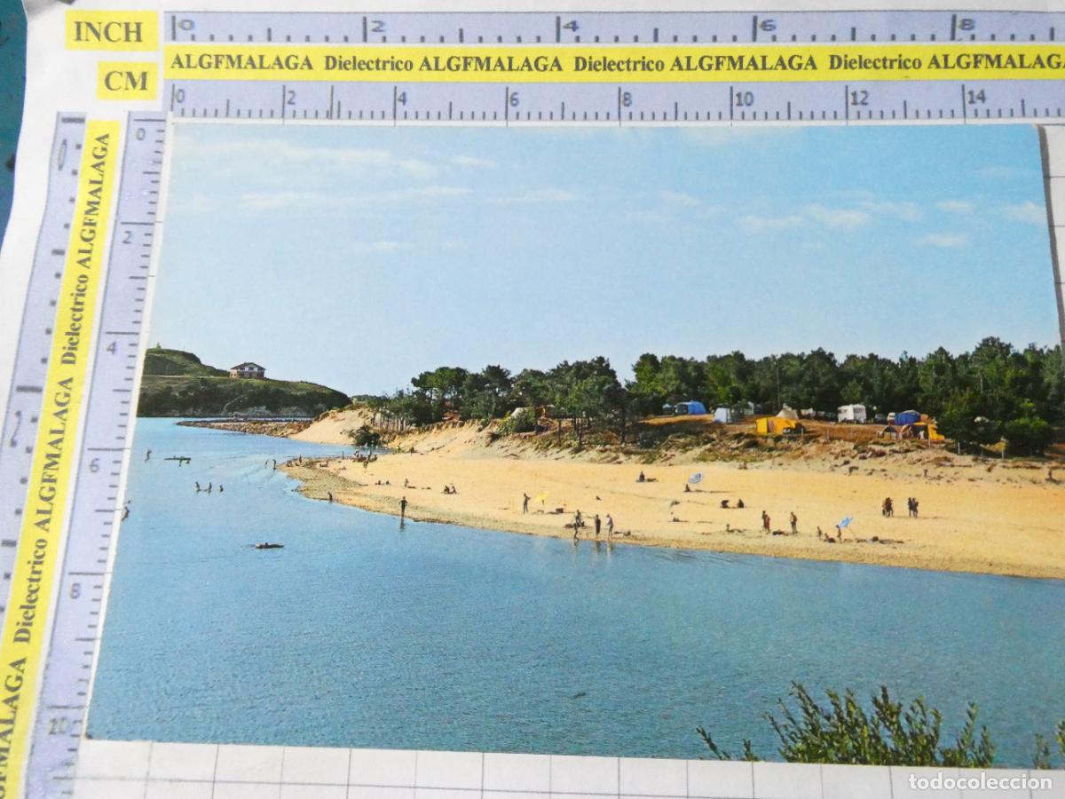Postales: POSTAL DE CANTABRIA. A&Ntilde;O 1966. SAN VICENTE DE LA BARQUERA PLAYA EL TOSTADERO 104 BUSTAMANTE. 2761