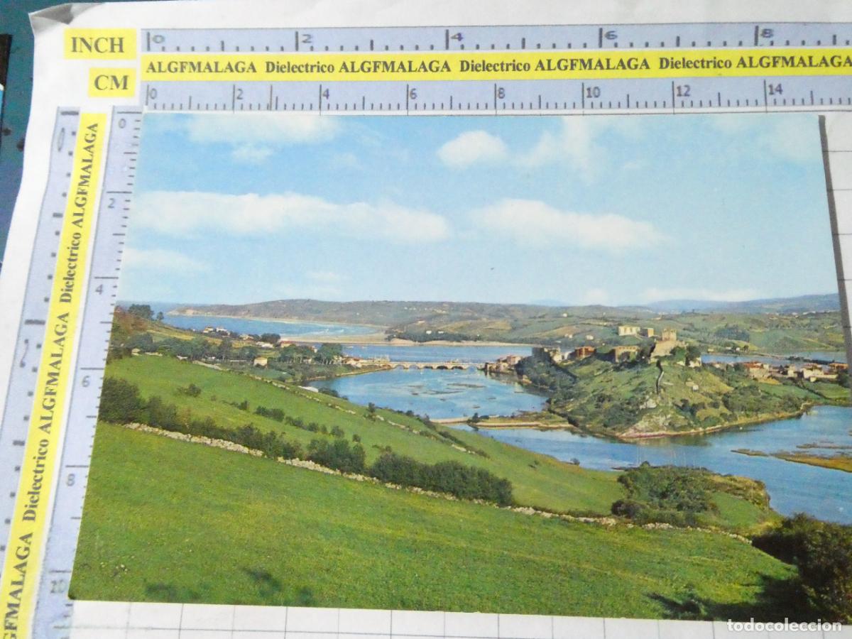 Postales: POSTAL DE CANTABRIA. A&Ntilde;O 1968. SAN VICENTE DE LA BARQUERA ENTRE DOS MARES 107 BUSTAMANTE. 2762