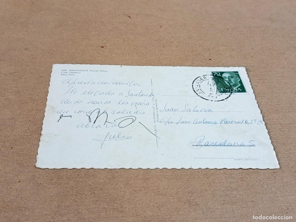 Postales: CANTABRIA - POSTAL SANTANDER - PUERTO CHICO - Foto 2