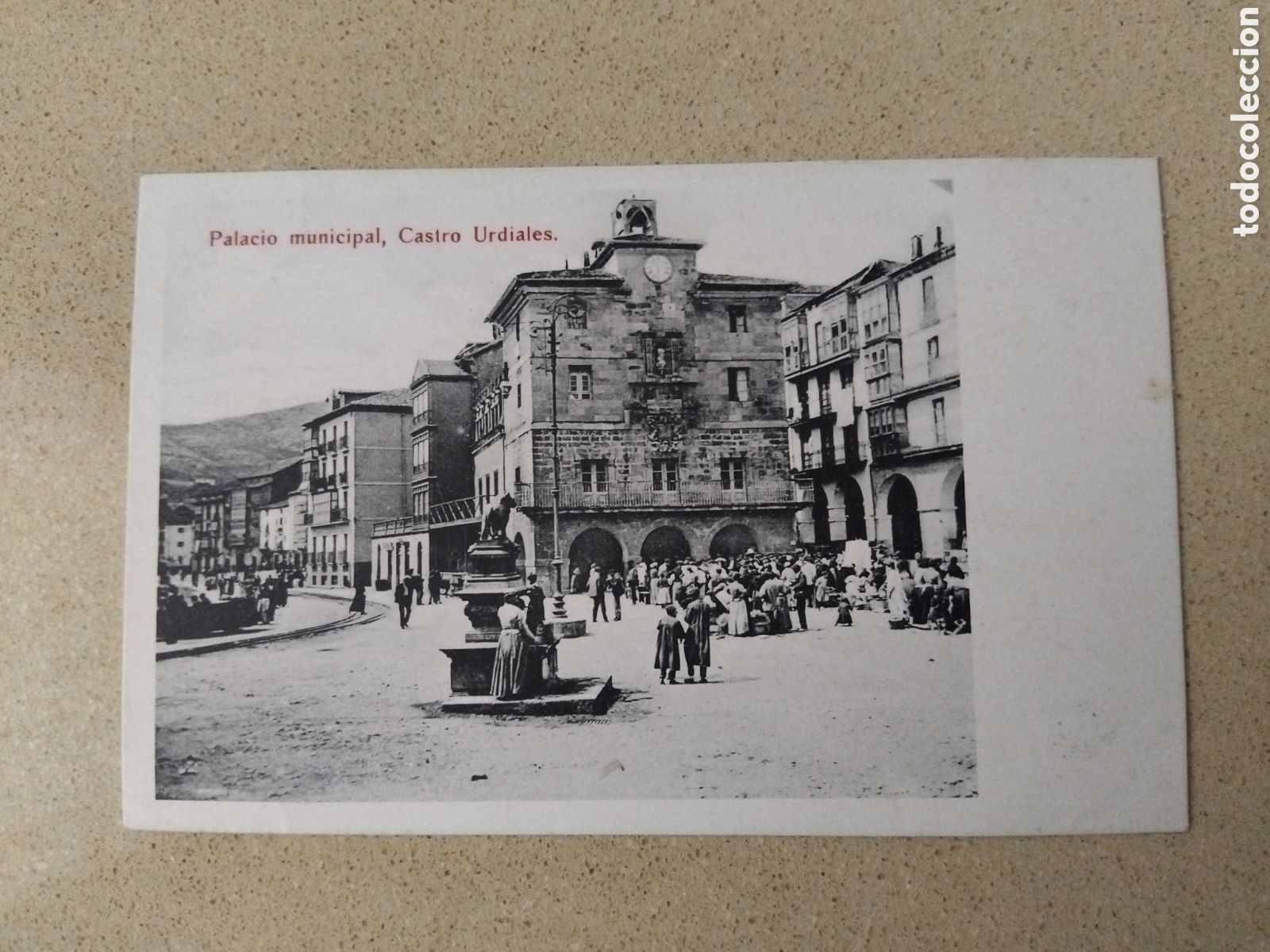Postales: Postal castro-urdiales palacio municipal