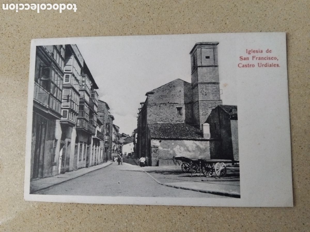 Postales: Postal castro-urdiales iglesia San Francisco