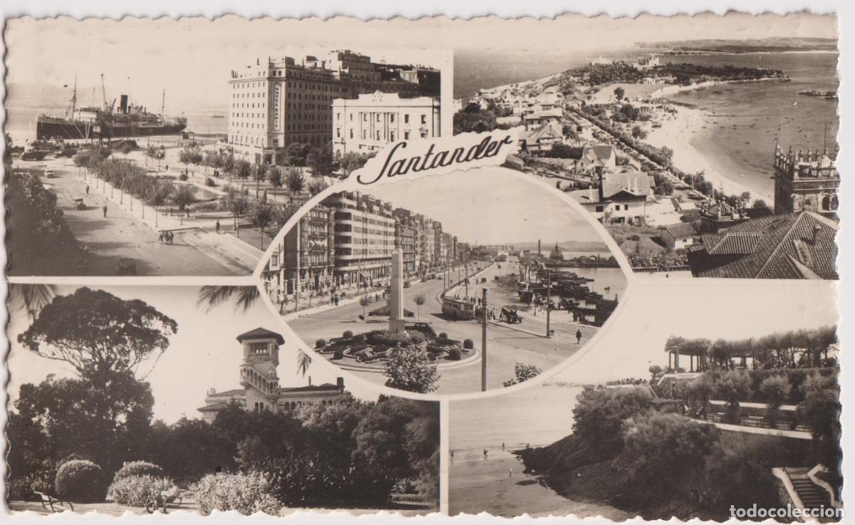 Postales: SANTANDER (CANTABRIA) VARIOS ASPECTOS DE LA CIUDAD - EDICIONES DARVI 5 - S/C