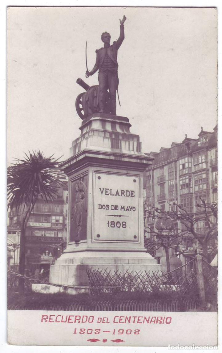 Postales: Santander: Velarde. Dos de Mayo. Recuerdo del centenario. Sin dividir. No circulada (Anterior 1905)