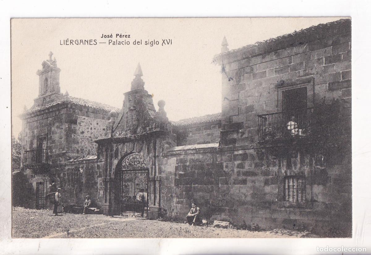 Postales: POSTAL. LI&Eacute;RGANES. PALACIO DEL SIGLO XVI. CANTABRIA
