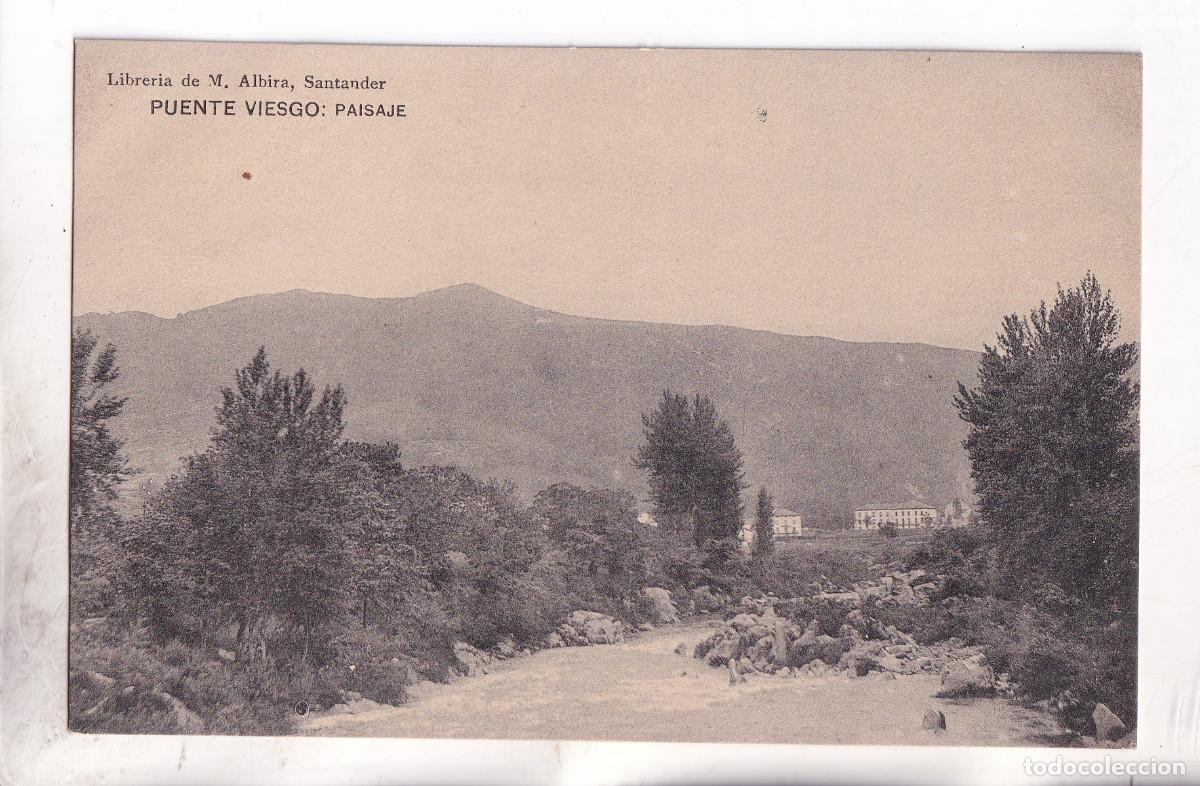 Postales: POSTAL. PUENTE VIESGO. PAISAJE. CANTABRIA