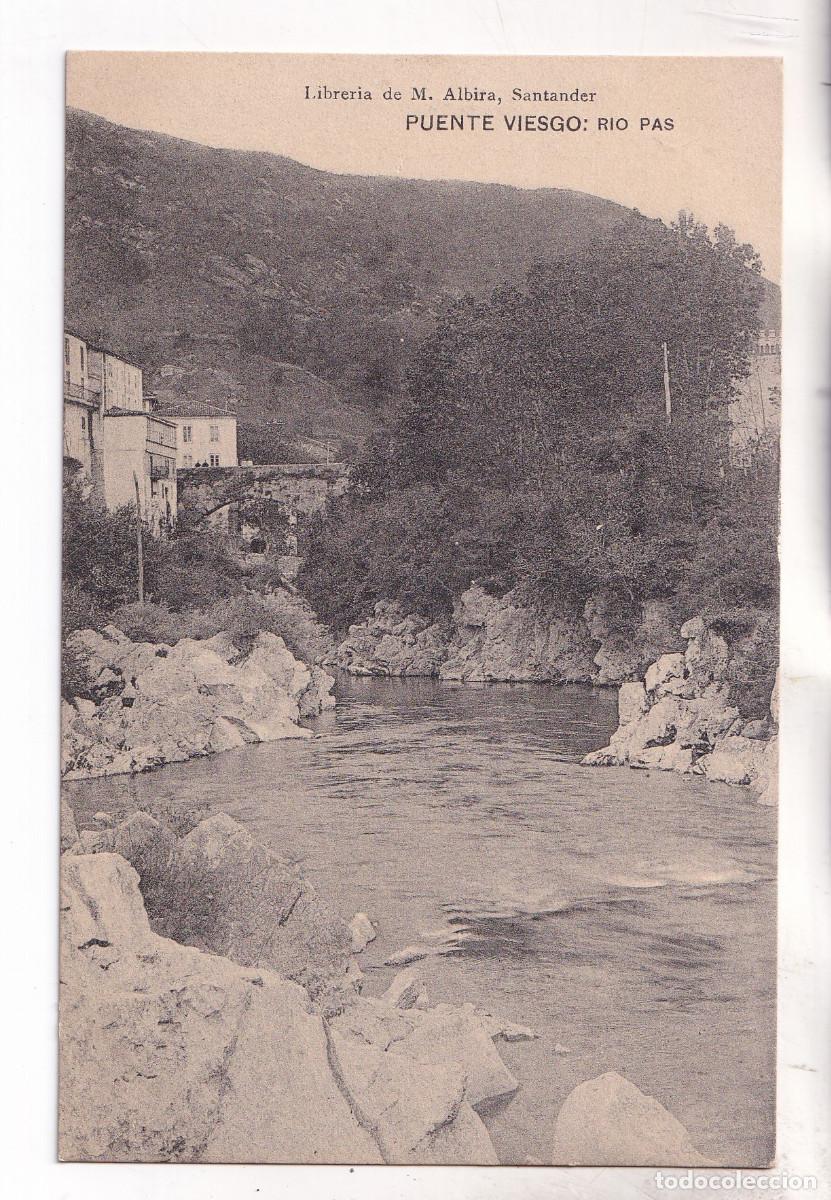 Postales: POSTAL. PUENTE VIESGO. R&Iacute;O PAS. CANTABRIA