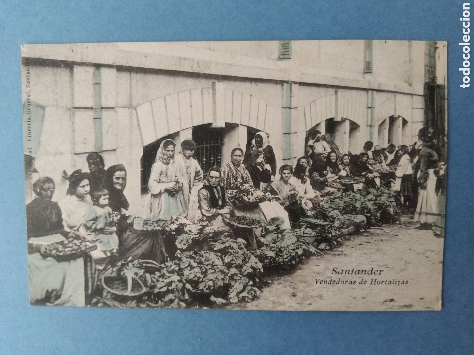 Postales: Postal Santander. Vendedoras de hortalizas