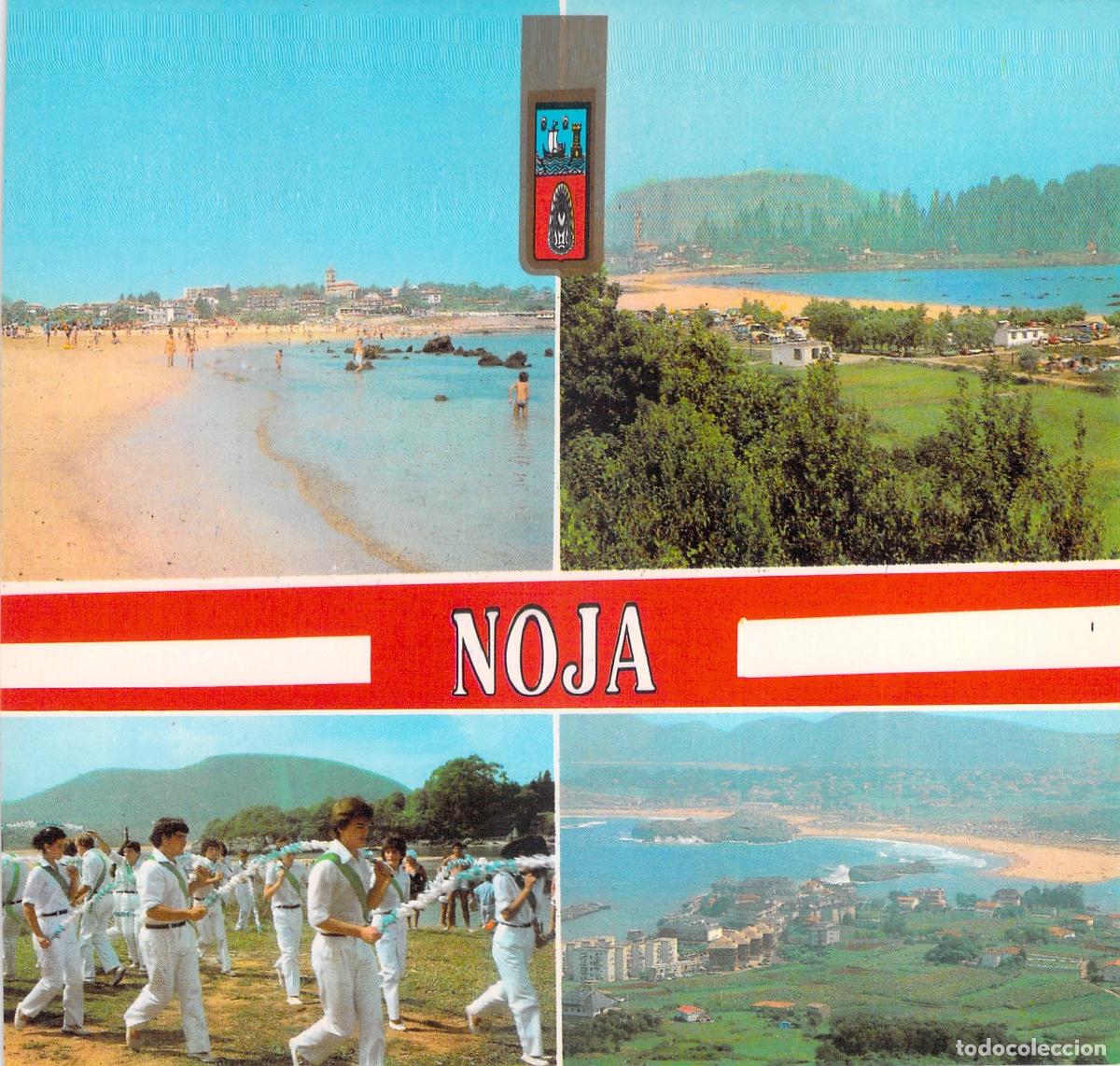 Postales: Postal de Noja Cantabria con Playas de Ris y Trengand&iacute;n