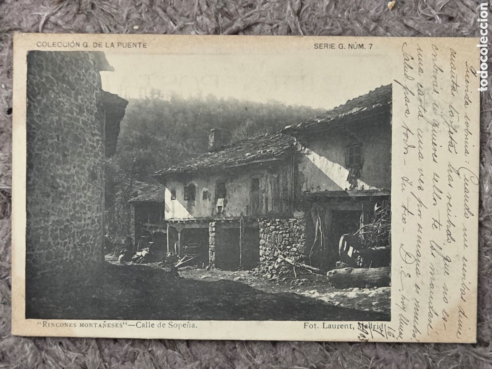 Postales: RINCONES MONTA&Ntilde;ESES Calle de Sope&ntilde;a. 1903 Col. G. De la Puente. Cantabria.