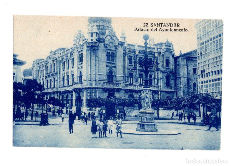 Postales: SANTANDER.- PALACIO DEL AYUNTAMIENTO.