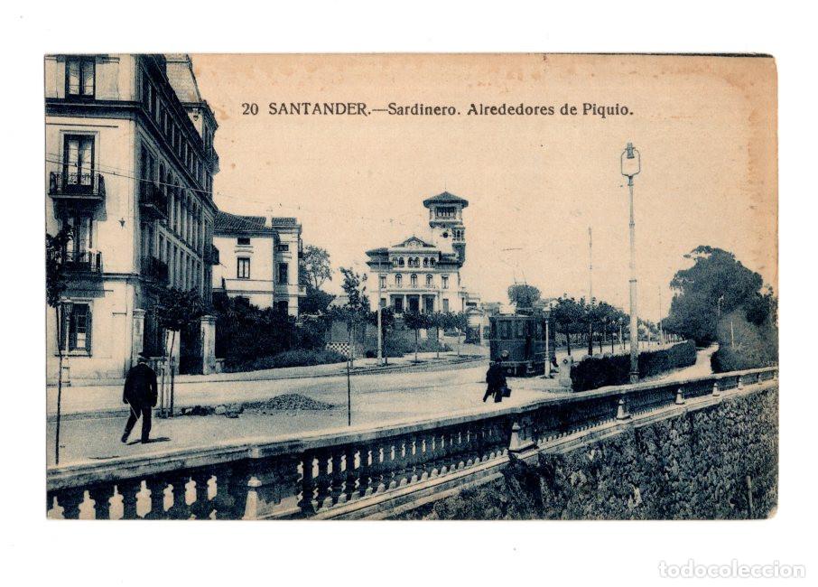 Postales: SANTANDER.- SARDINERO. ALREDEDORES DE PIQUIO.