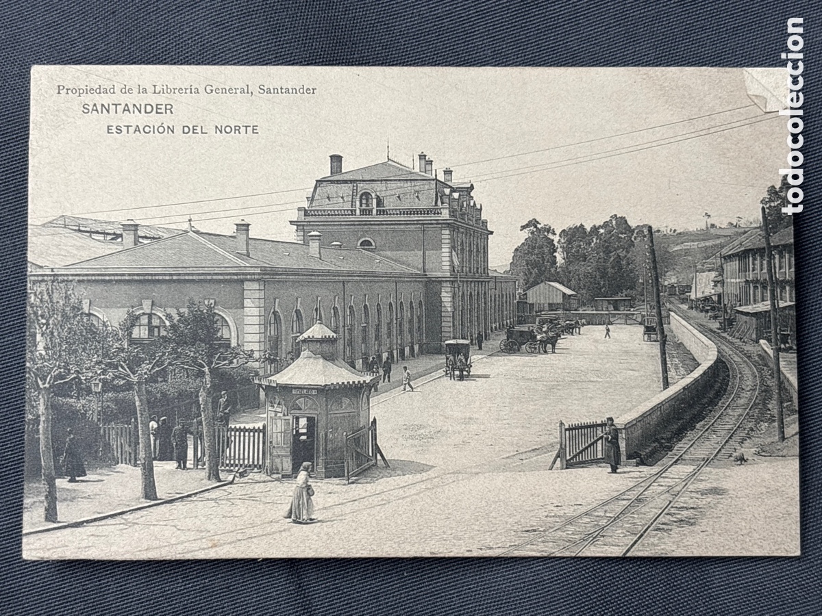 Postales: Santander, Estaci&oacute;n del norte.
