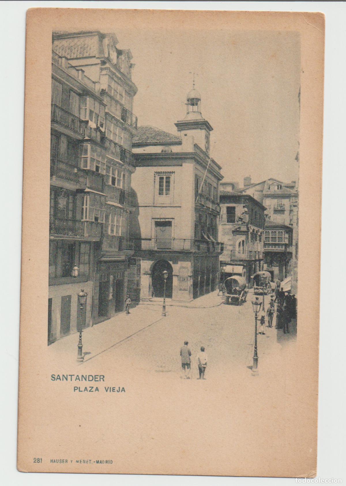 Postales: SANTANDER.-PLAZA VIEJA - Foto 3