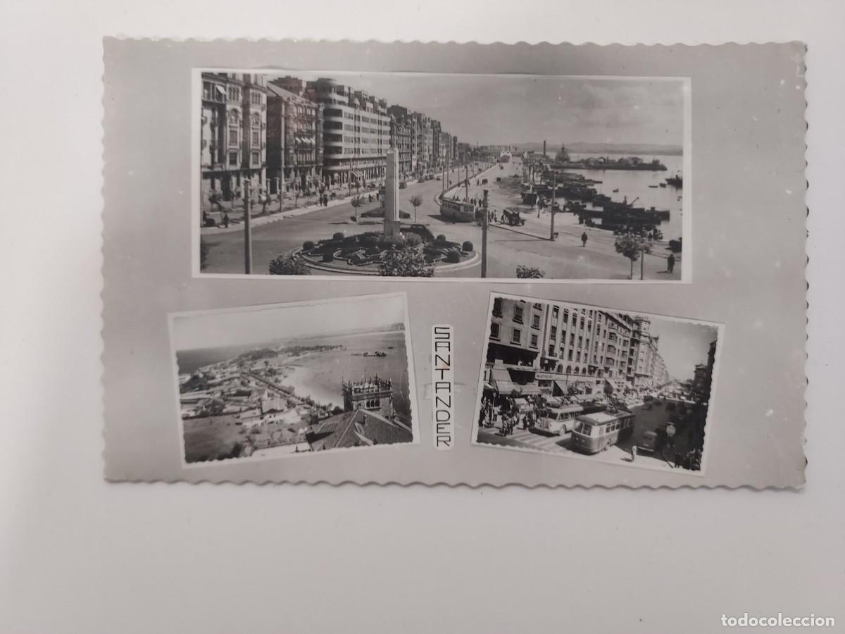 Postales: POSTAL SANTANDER VARIOS ANTIGUOS ASPECTOS. A&Ntilde;OS 1940 1950. EDICIONES DARVI 3-1. SIN CIRCULAR