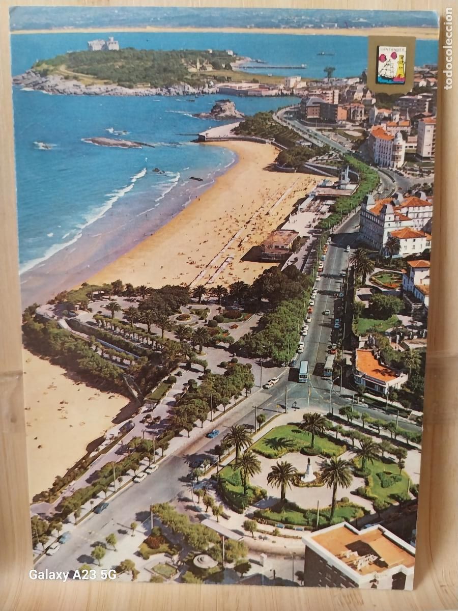 Postales: SANTANDER PLAYAS SARDINERO ED FISA 125 ESCRITA