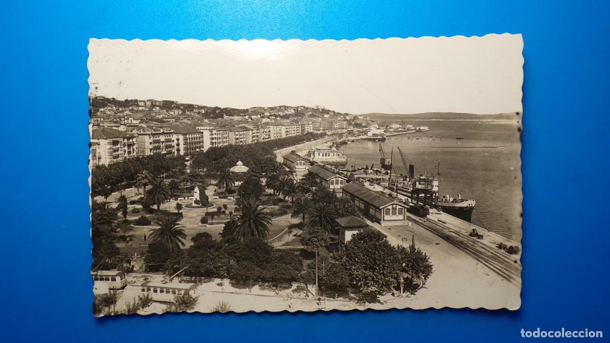 Postales: Postal fotogr&aacute;fica de Santander - Bah&iacute;a y Jardines de Pereda - 1958