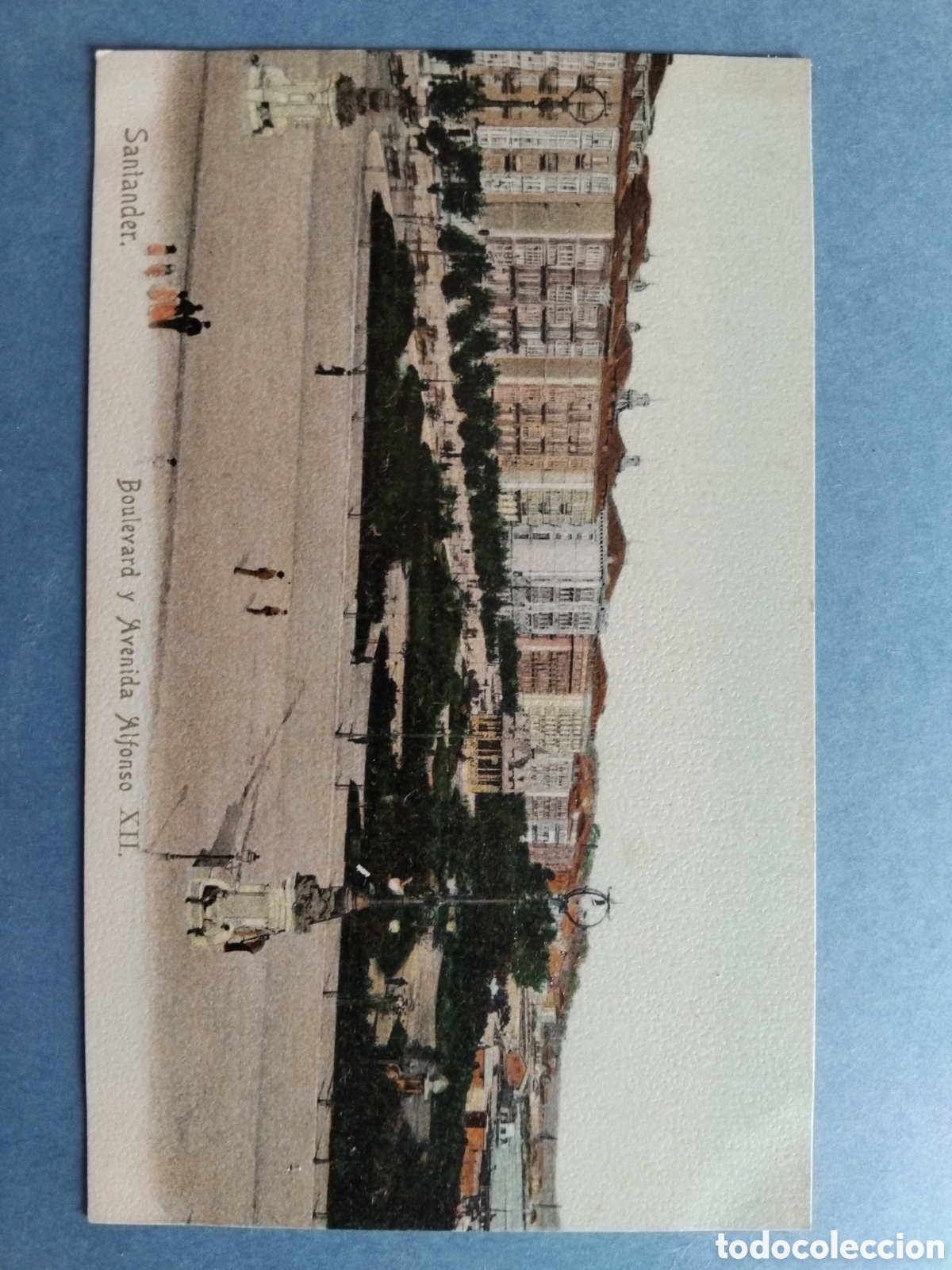 Postales: Postal Santander, boulevard y avenida AlfonsoXll