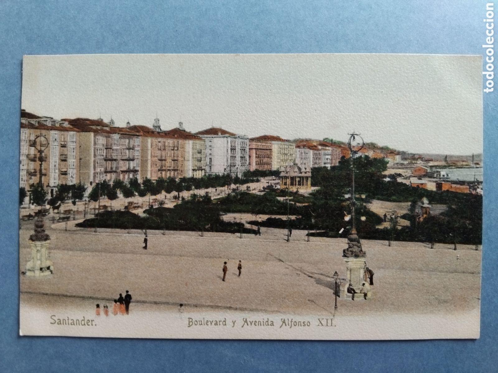 Postales: Postal Santander, boulevard y avenida AlfonsoXll