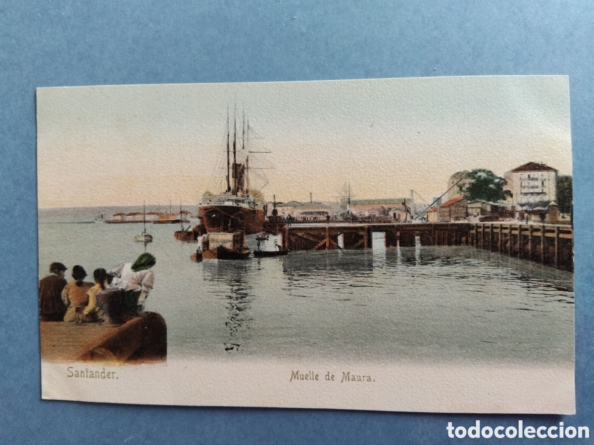Postales: Postal Santander, muelle de Maura - Foto 1