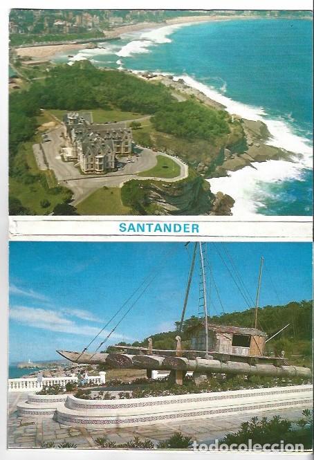 Postales: LIBRO FLEXO CON 10 VISTAS DE SANTANDER - Foto 1