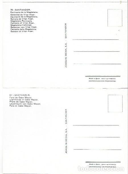 Postales: LIBRO FLEXO CON 10 VISTAS DE SANTANDER - Foto 4