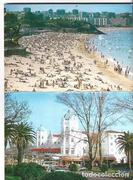 Postales: LIBRO FLEXO CON 10 VISTAS DE SANTANDER - Foto 7