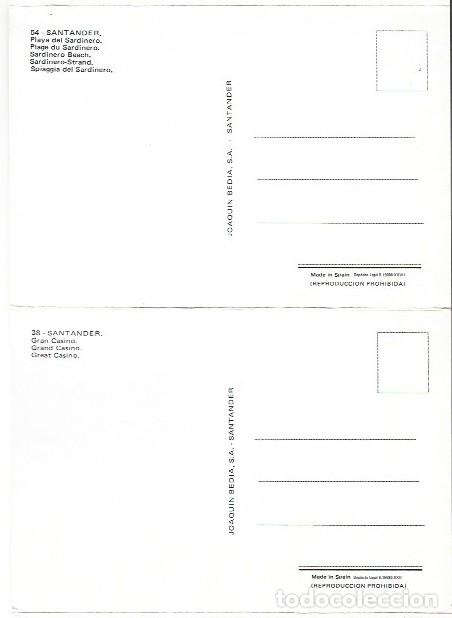 Postales: LIBRO FLEXO CON 10 VISTAS DE SANTANDER - Foto 8