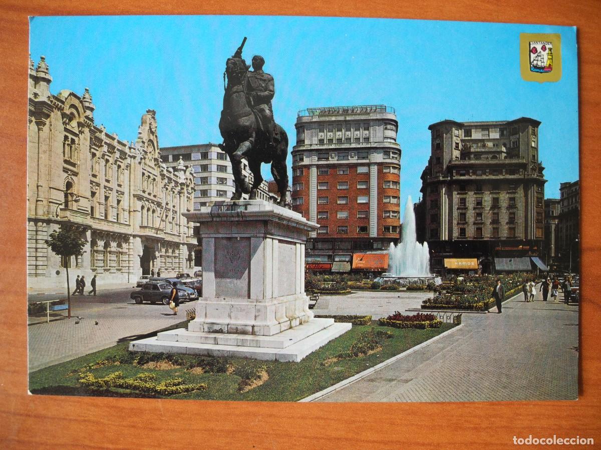 Postales: Santander. Plaza del General&iacute;simo y Ayutamiento. n. 94. Escrita 1983