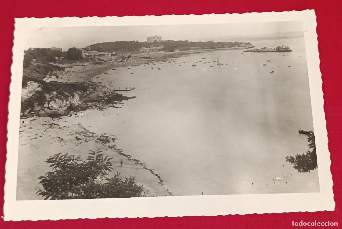 Postales: POSTAL FOTOGR&Aacute;FICA PLAYAS DE LA MAGDALENA - SANTANDER 1950 - EDICIONES ARRIBAS
