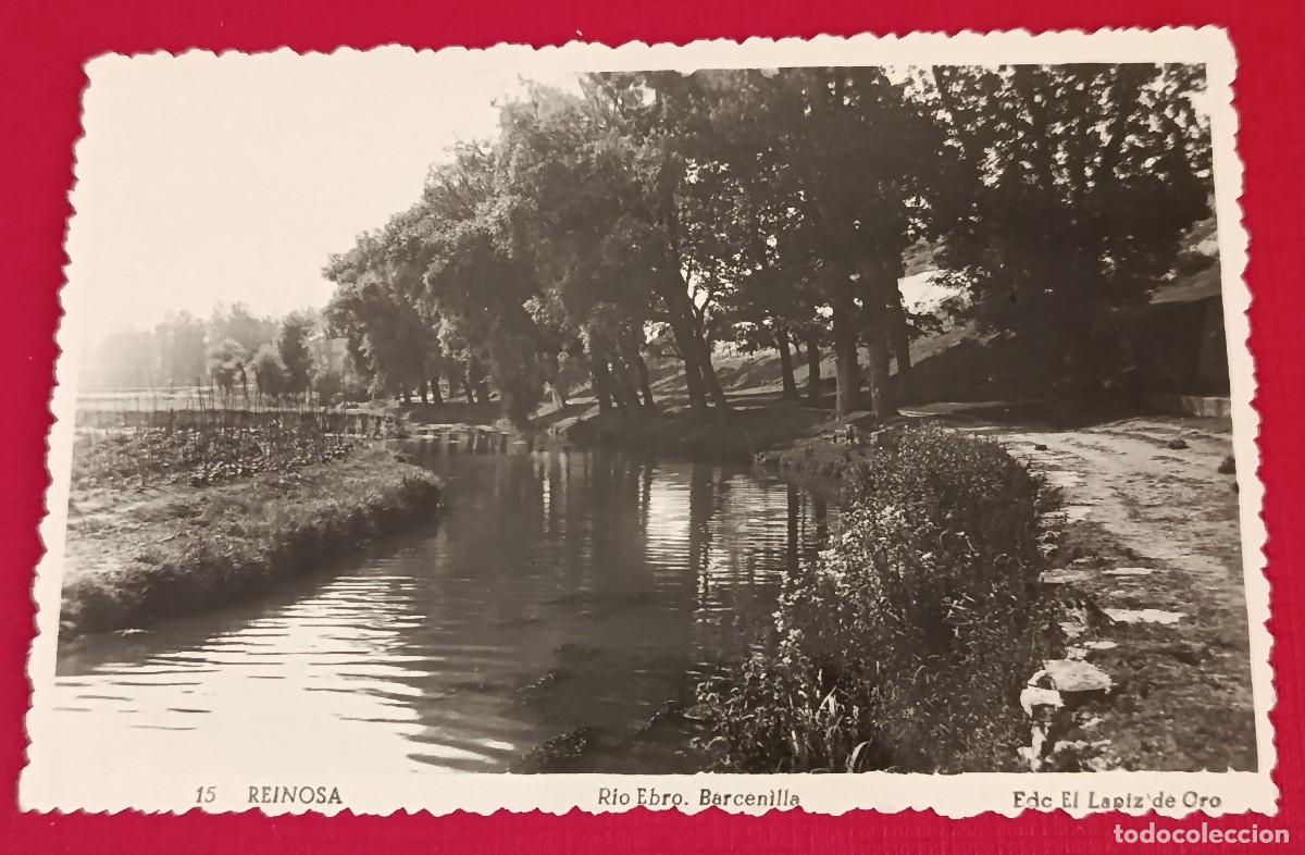 Postales: POSTAL FOTOGR&Aacute;FICA R&Iacute;O EBRO BARCENILLA - REINOSA 1950