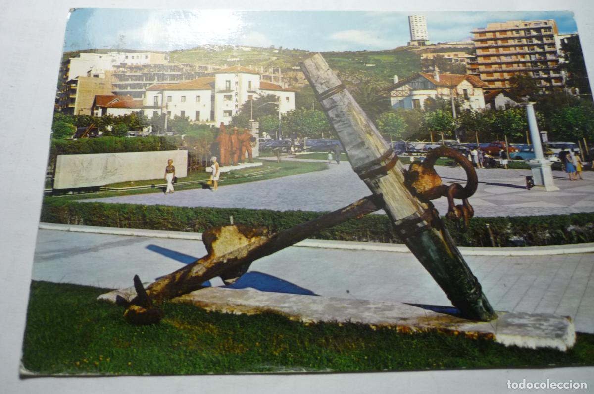Postales: postal laredo .-jardines elorza circulada