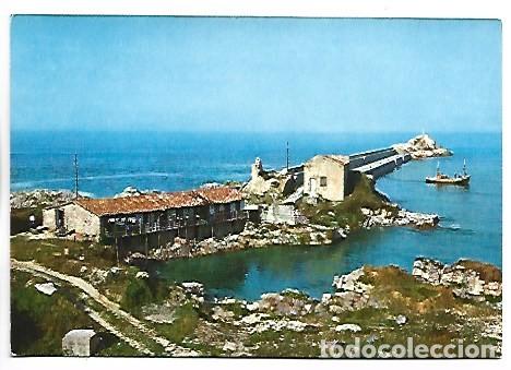 Postales: ROMPEOLAS - BREAKWATER.- SAN VICENTE DE LA BARQUERA.- SANTANDER