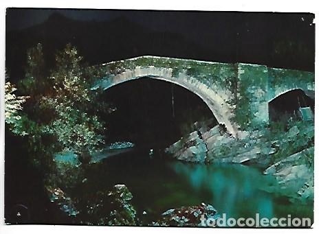 Postales: PUENTE ROMANO, NOCTURNA.- LIERGANES / SANTANDER