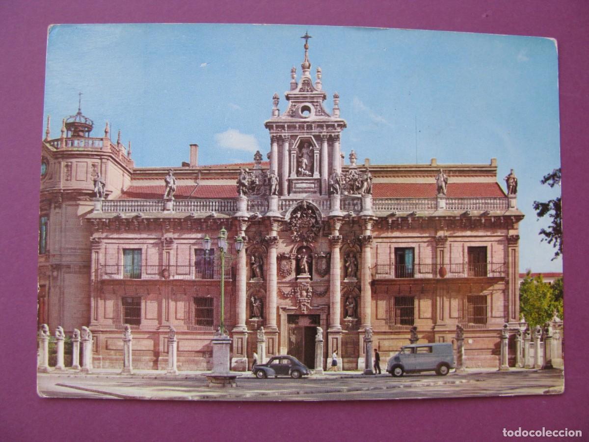 Postales: POSTAL DE VALLADOLID. FACHADA DE LA UNIVERSIDAD. GARCIA GARRABELLA. ESCRITA 1972