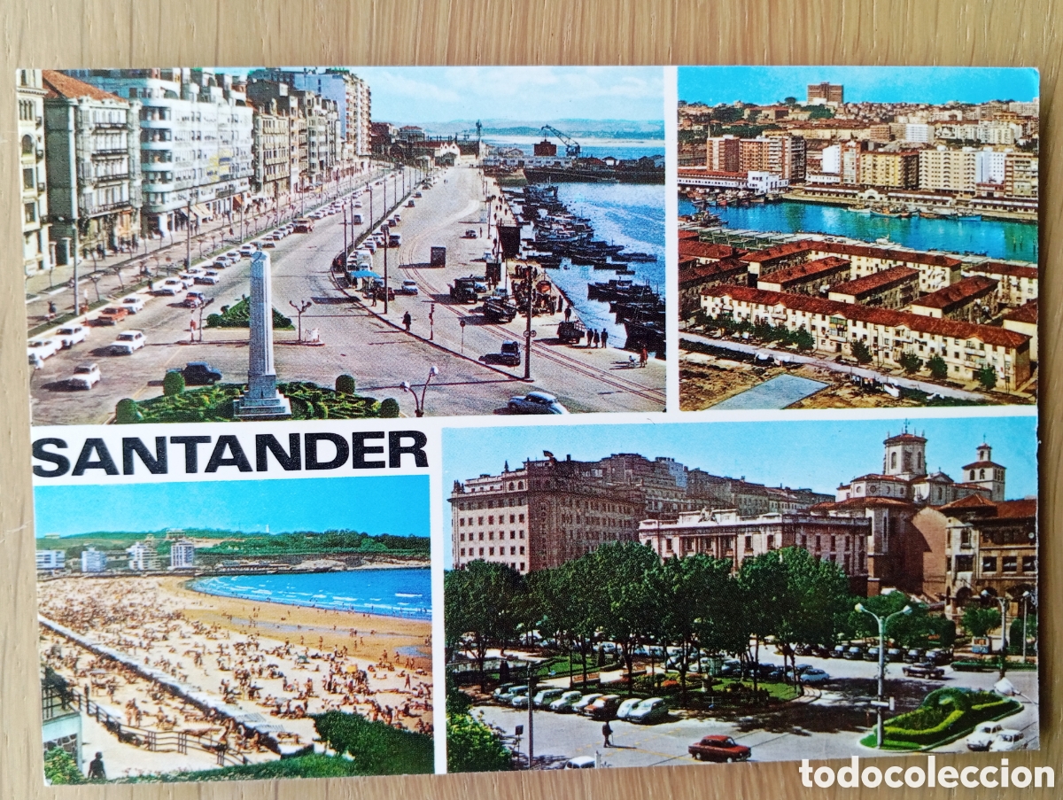 Postales: SANTANDER JOAQU&Iacute;N BREDA CANO MULTIVISTAS N&Uacute;MERO 14A&Ntilde;O 1971 CIRCULADA 1978