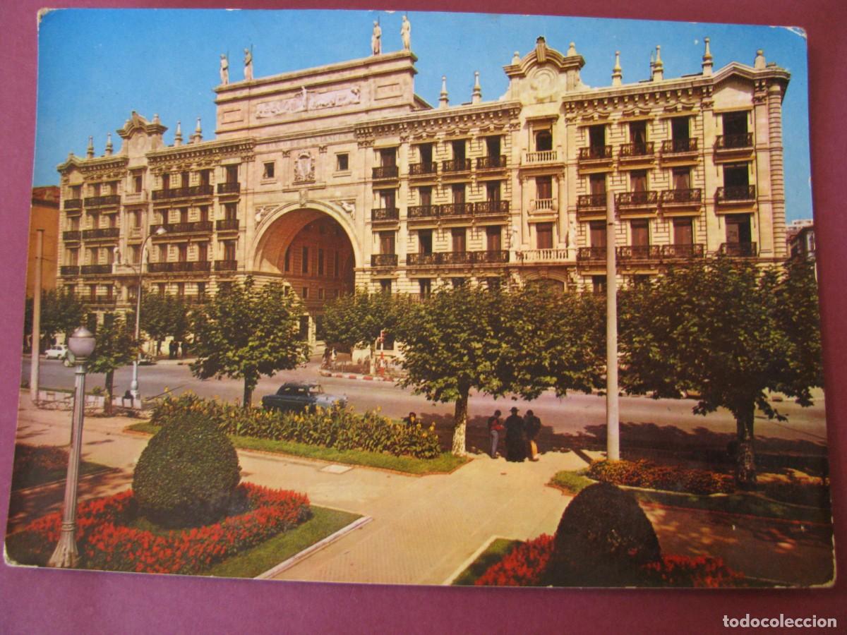 Postales: POSTAL DE SANTANDER. PASEO DE PEREDA. BANCO DE SANTANDER. ARRIBAS